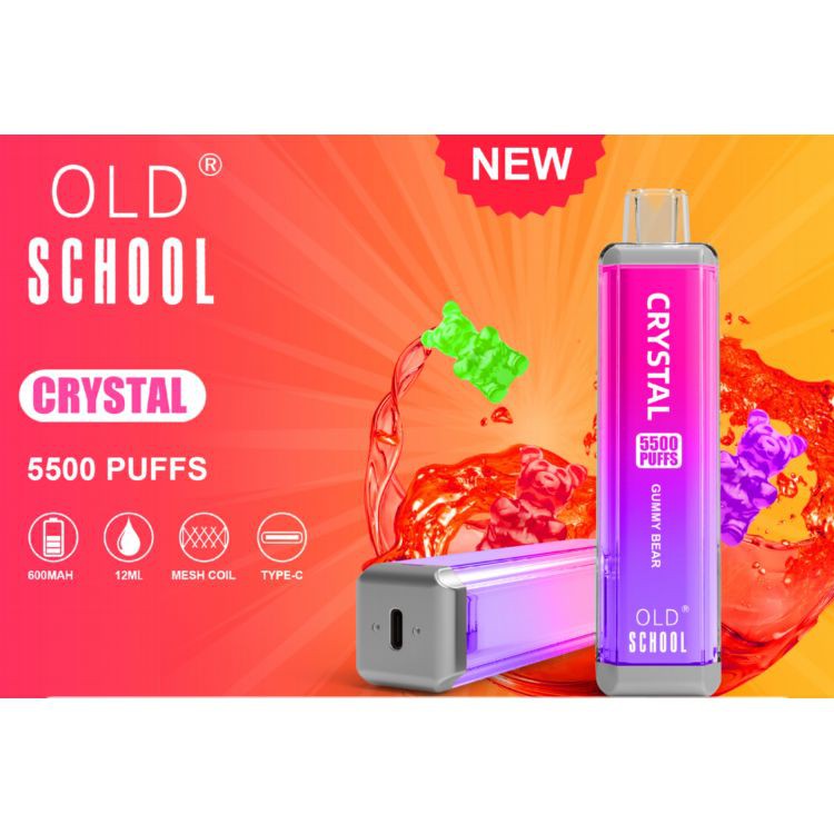 Crystal 5500 Puflar Tek Kullanımlık Vape