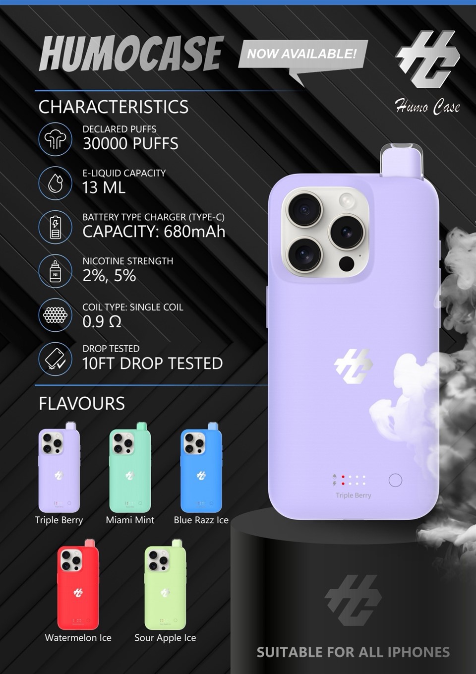 İPhone 15 Telefon Kapağı İçin Humo Case